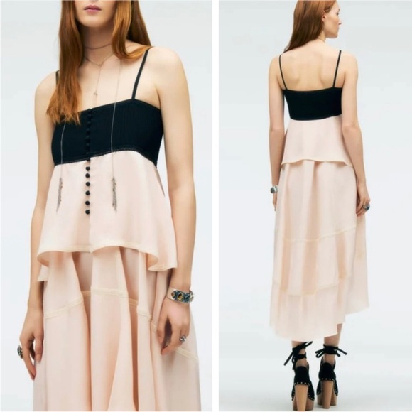 Zara Limited Edition Contrasting Dress Size XS - Picture 2 of 12